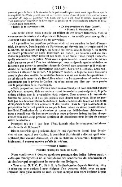 L'ami de la religion journal et revue ecclesiastique, politique et litteraire