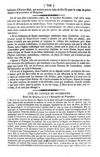 L'ami de la religion journal et revue ecclesiastique, politique et litteraire