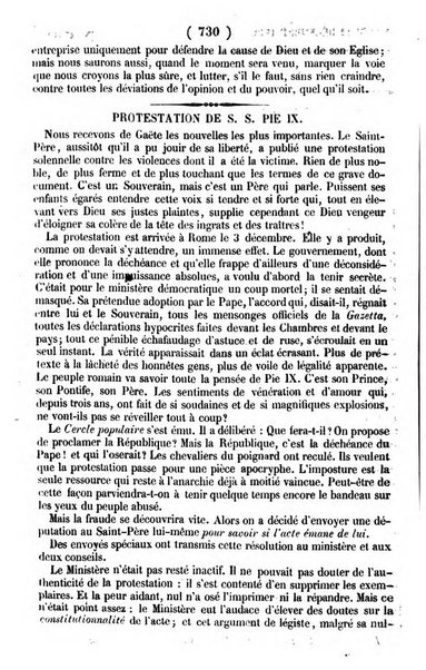 L'ami de la religion journal et revue ecclesiastique, politique et litteraire