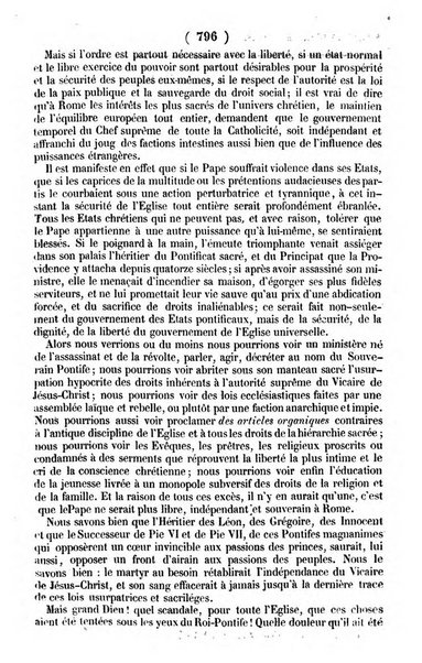 L'ami de la religion journal et revue ecclesiastique, politique et litteraire