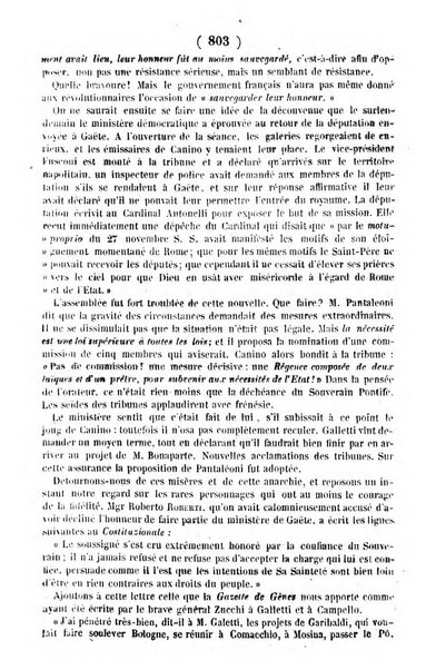 L'ami de la religion journal et revue ecclesiastique, politique et litteraire