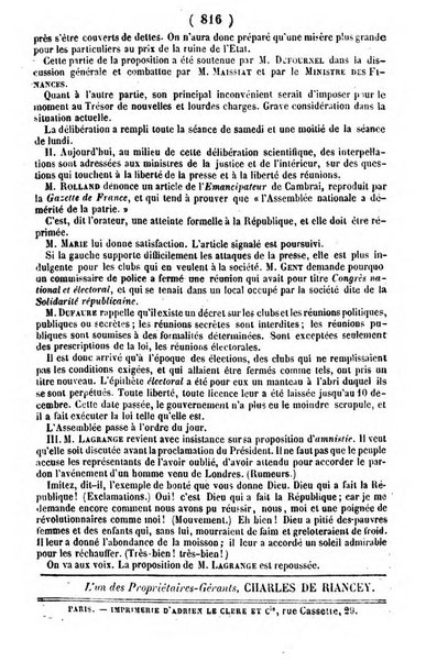 L'ami de la religion journal et revue ecclesiastique, politique et litteraire