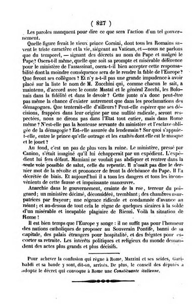 L'ami de la religion journal et revue ecclesiastique, politique et litteraire