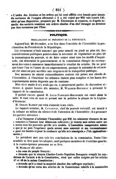 L'ami de la religion journal et revue ecclesiastique, politique et litteraire