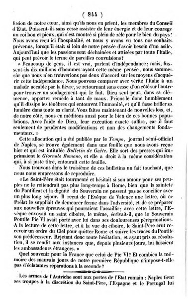 L'ami de la religion journal et revue ecclesiastique, politique et litteraire