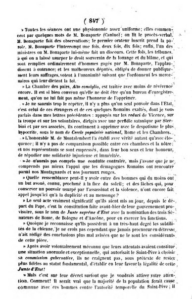 L'ami de la religion journal et revue ecclesiastique, politique et litteraire