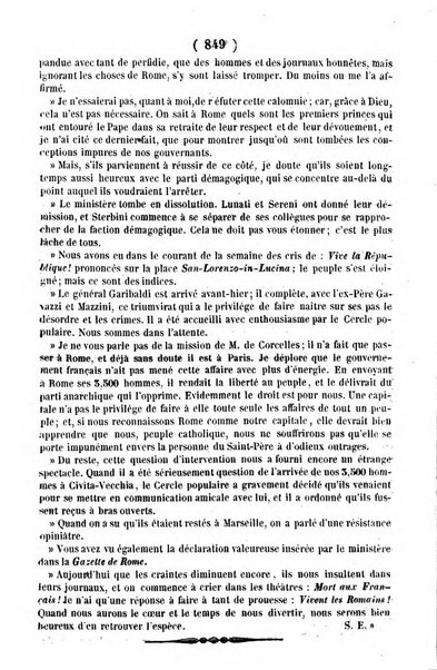 L'ami de la religion journal et revue ecclesiastique, politique et litteraire