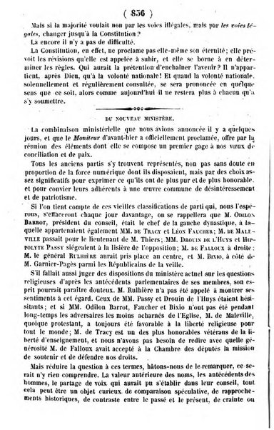 L'ami de la religion journal et revue ecclesiastique, politique et litteraire