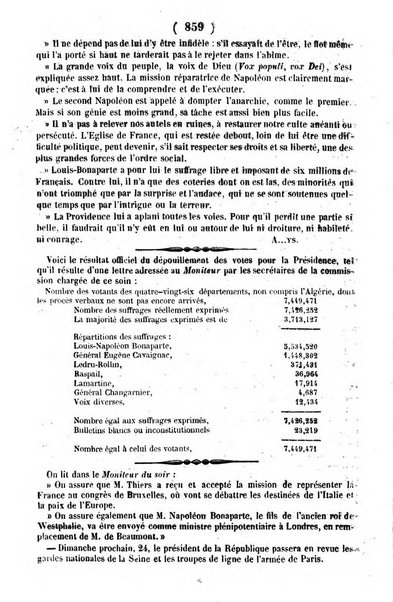 L'ami de la religion journal et revue ecclesiastique, politique et litteraire