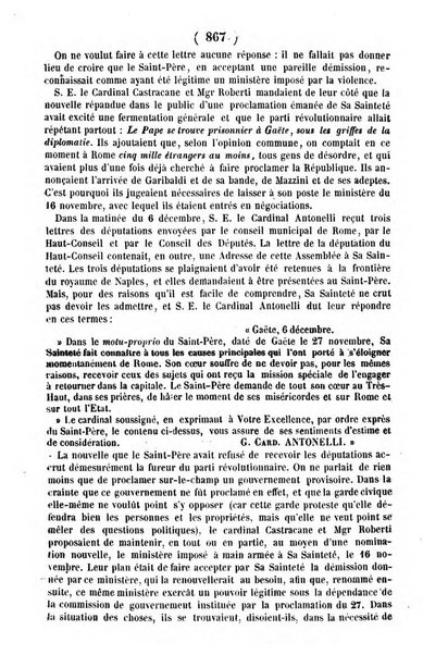 L'ami de la religion journal et revue ecclesiastique, politique et litteraire