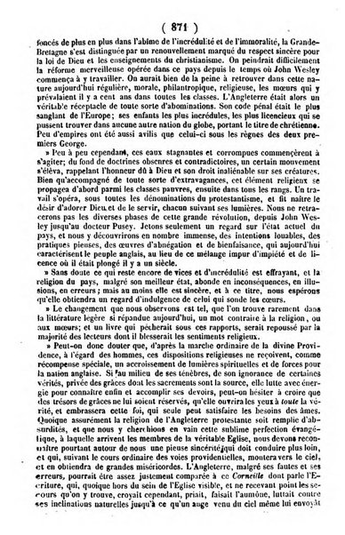 L'ami de la religion journal et revue ecclesiastique, politique et litteraire