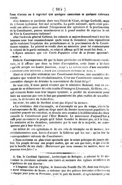 L'ami de la religion journal et revue ecclesiastique, politique et litteraire