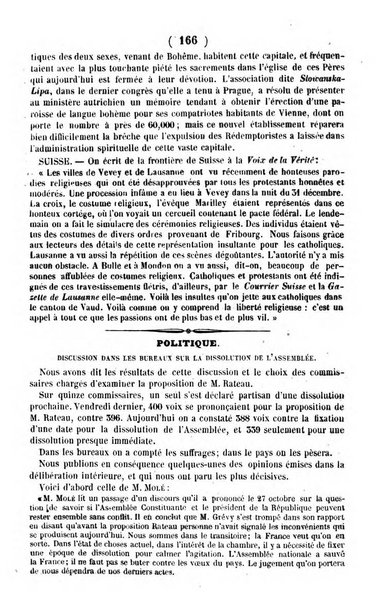 L'ami de la religion journal et revue ecclesiastique, politique et litteraire