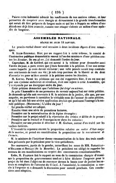 L'ami de la religion journal et revue ecclesiastique, politique et litteraire