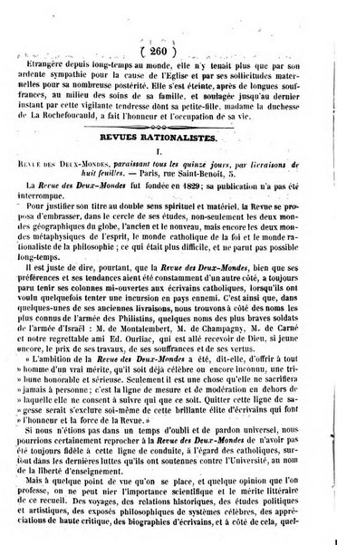 L'ami de la religion journal et revue ecclesiastique, politique et litteraire