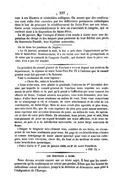 L'ami de la religion journal et revue ecclesiastique, politique et litteraire