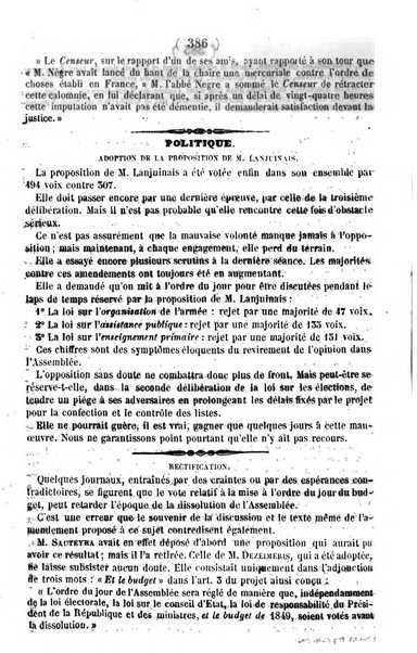 L'ami de la religion journal et revue ecclesiastique, politique et litteraire