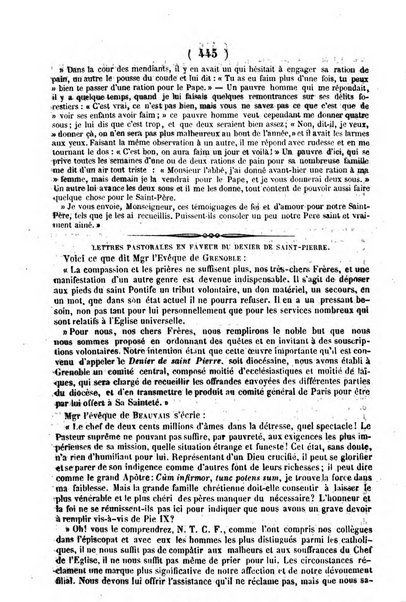 L'ami de la religion journal et revue ecclesiastique, politique et litteraire