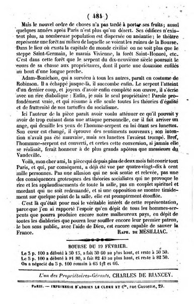 L'ami de la religion journal et revue ecclesiastique, politique et litteraire