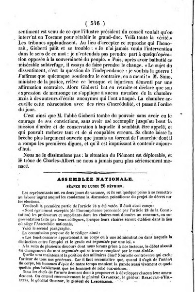 L'ami de la religion journal et revue ecclesiastique, politique et litteraire