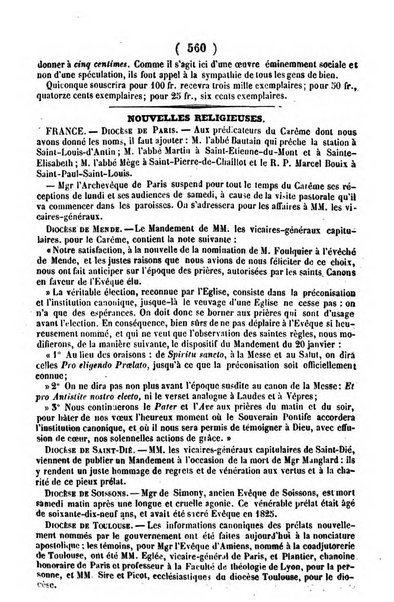 L'ami de la religion journal et revue ecclesiastique, politique et litteraire