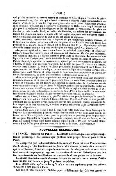 L'ami de la religion journal et revue ecclesiastique, politique et litteraire