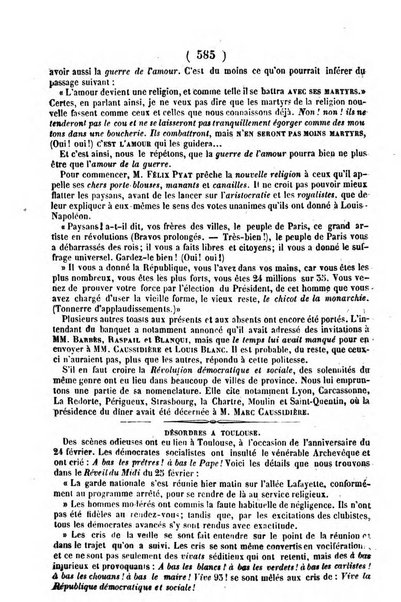 L'ami de la religion journal et revue ecclesiastique, politique et litteraire