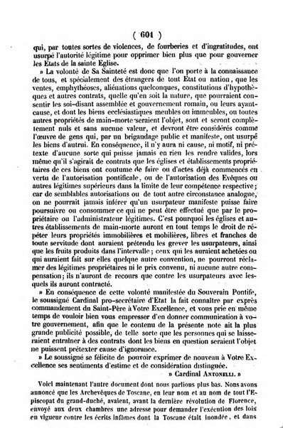 L'ami de la religion journal et revue ecclesiastique, politique et litteraire