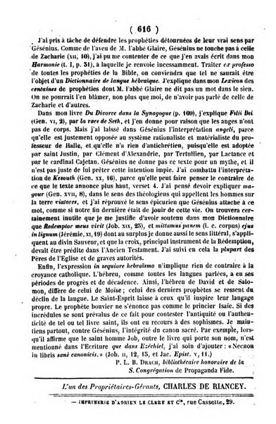 L'ami de la religion journal et revue ecclesiastique, politique et litteraire