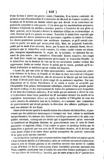 L'ami de la religion journal et revue ecclesiastique, politique et litteraire