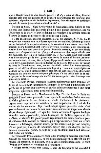 L'ami de la religion journal et revue ecclesiastique, politique et litteraire