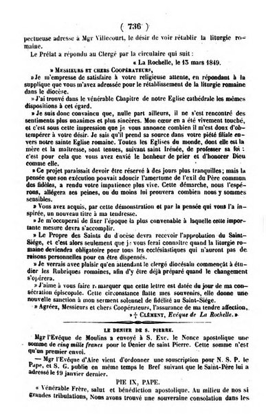 L'ami de la religion journal et revue ecclesiastique, politique et litteraire