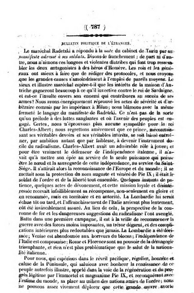 L'ami de la religion journal et revue ecclesiastique, politique et litteraire