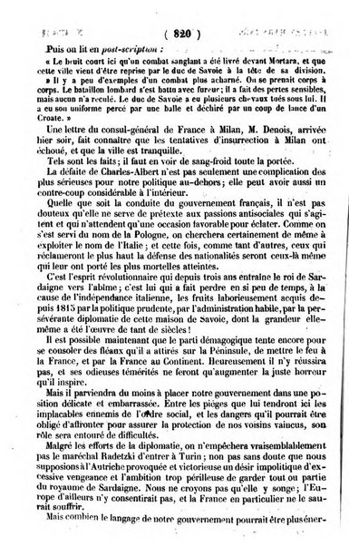 L'ami de la religion journal et revue ecclesiastique, politique et litteraire