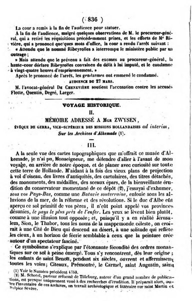 L'ami de la religion journal et revue ecclesiastique, politique et litteraire