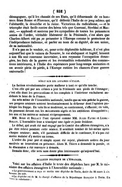 L'ami de la religion journal et revue ecclesiastique, politique et litteraire