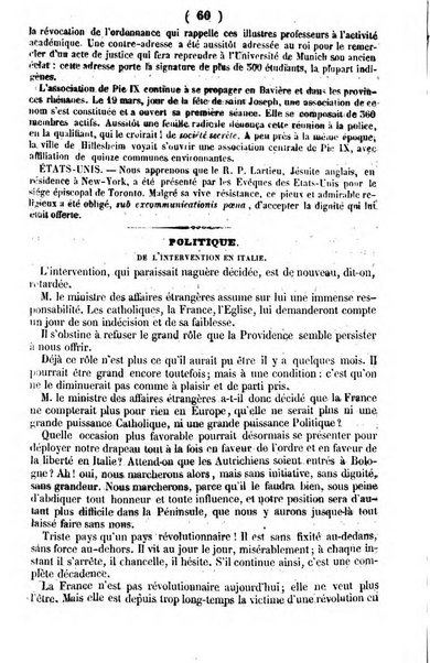 L'ami de la religion journal et revue ecclesiastique, politique et litteraire