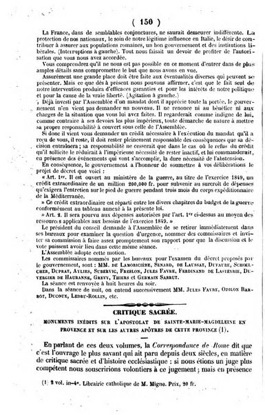 L'ami de la religion journal et revue ecclesiastique, politique et litteraire