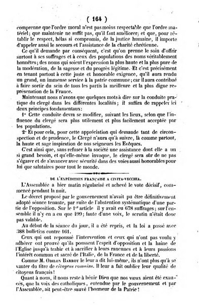 L'ami de la religion journal et revue ecclesiastique, politique et litteraire