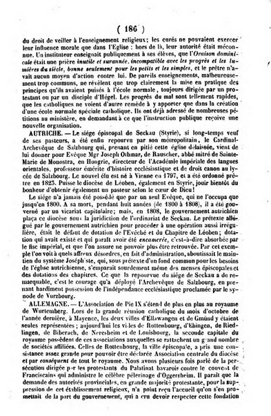 L'ami de la religion journal et revue ecclesiastique, politique et litteraire