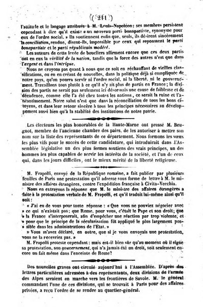 L'ami de la religion journal et revue ecclesiastique, politique et litteraire