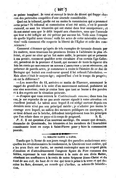 L'ami de la religion journal et revue ecclesiastique, politique et litteraire