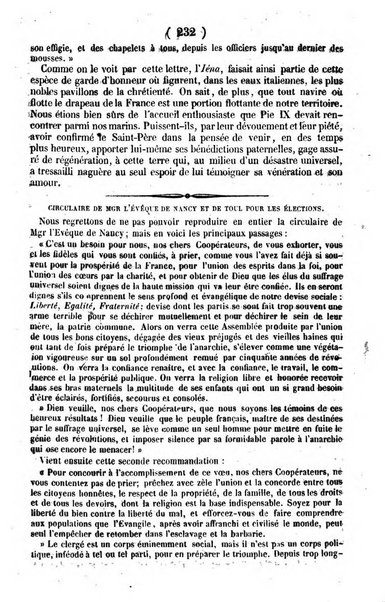 L'ami de la religion journal et revue ecclesiastique, politique et litteraire