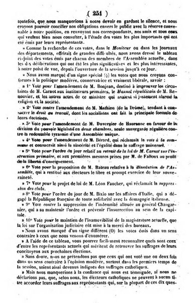 L'ami de la religion journal et revue ecclesiastique, politique et litteraire