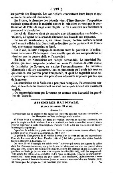 L'ami de la religion journal et revue ecclesiastique, politique et litteraire