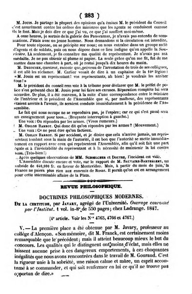 L'ami de la religion journal et revue ecclesiastique, politique et litteraire