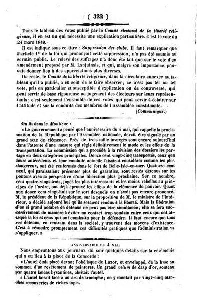 L'ami de la religion journal et revue ecclesiastique, politique et litteraire