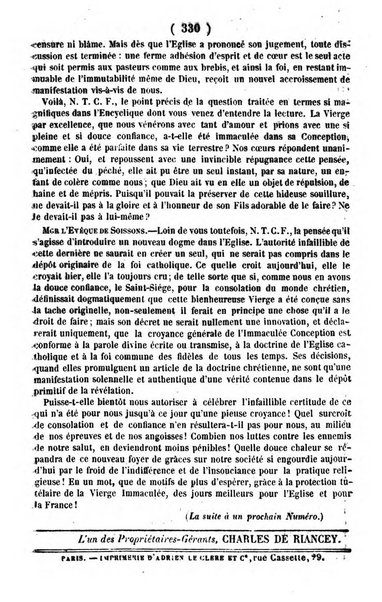 L'ami de la religion journal et revue ecclesiastique, politique et litteraire