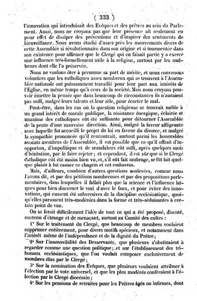 L'ami de la religion journal et revue ecclesiastique, politique et litteraire