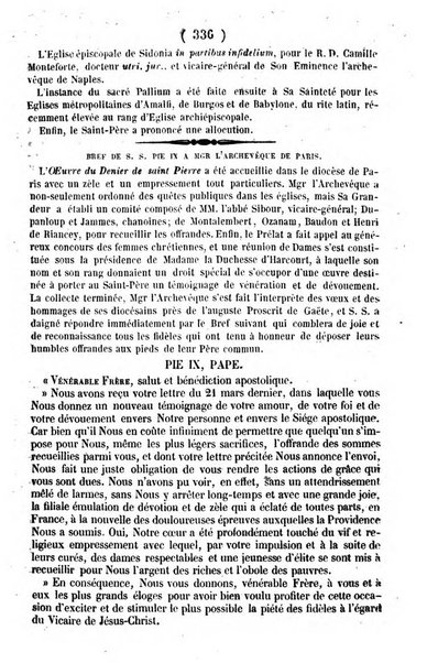 L'ami de la religion journal et revue ecclesiastique, politique et litteraire